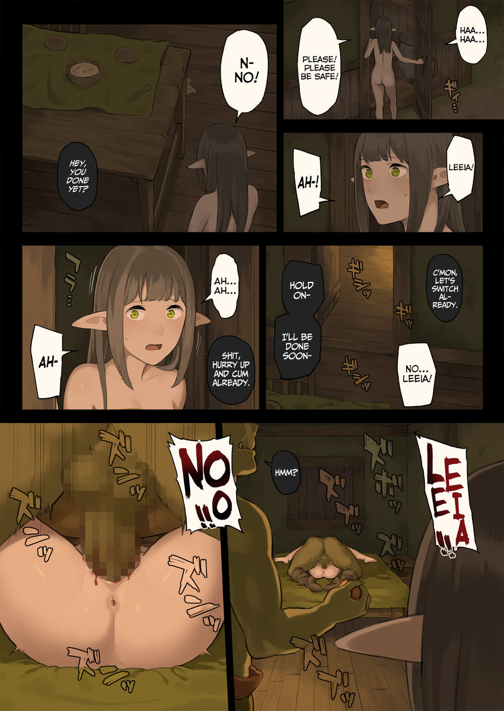 Hentai Manga Comic-Elf no Sato to Ogre Gun-Read-33